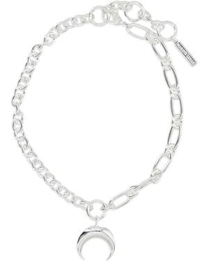 Marine Serre Collar Moon - Blanco