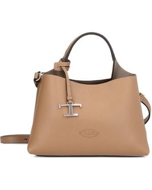 Tod's Micro Tasche Aus Leder - Mettallic