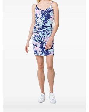 adidas Tie-Dye Tank Mini Dress - Blue