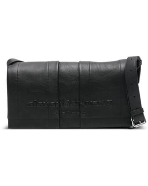 Alexander Wang Leren Crossbodytas - Zwart