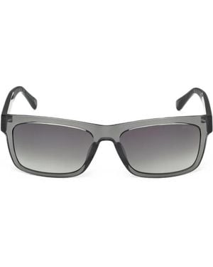 GUESS EYEWEAR Lunettes De Soleil À Monture Rectangulaire - Grey