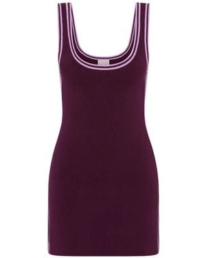 The Upside Lori Knitted Mini Dress - Purple