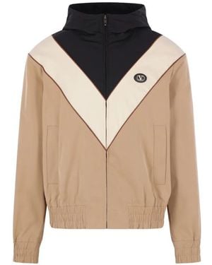 Valentino Garavani Vlogo Signature Jacket - Natural