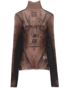 Jean Paul Gaultier X Shayne Oliver The Gs Sport Top - Brown