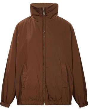 Max Mara Claudia The Cube High-Neck Bomber Jacket - Brown