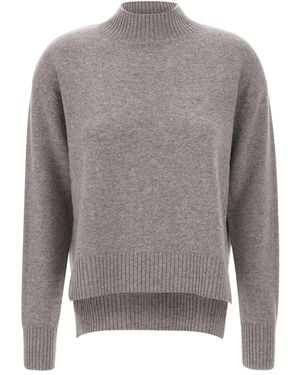Kaos Jersey con cuello alto - Gris