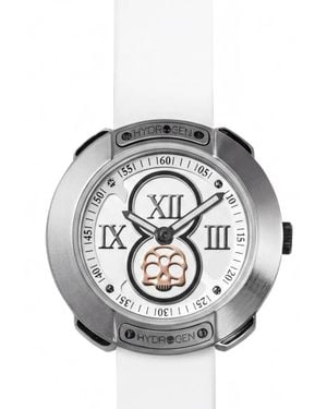 Hydrogen Vista Roman 29Mm Skull-Motif Watch - Grey