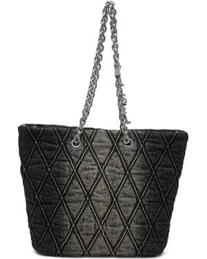 DIESEL Gesteppter Charm-D Tote Bag - Schwarz