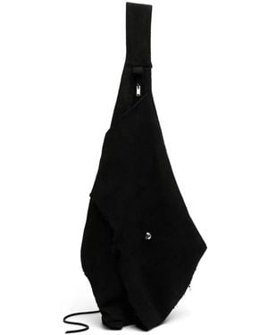 Undercover Leather Tote Bag - Black