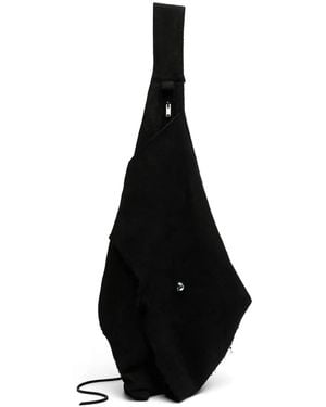 Undercover Leather Tote Bag - Black