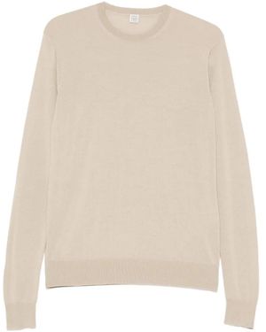 TOTEME Fine-Knit Crew-Neck Jumper - White