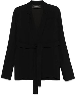 Fabiana Filippi Blusa A Portafoglio - Nero