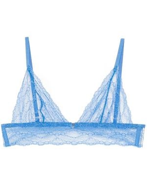 Kiki de Montparnasse Mon Cheri Bra - Blue
