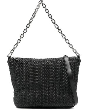 Emporio Armani チェーンストラップ ショルダーバッグ - ブラック