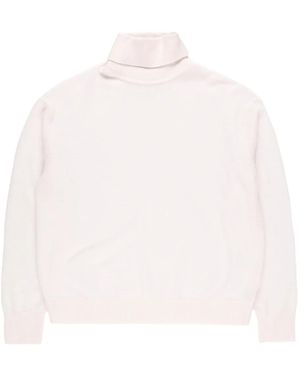 Twp Easy T Neck Pullover mit Rollkragen - Weiß