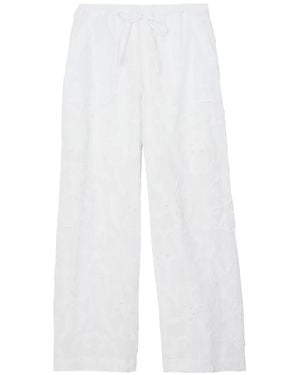 3.1 Phillip Lim Floral Trousers - White