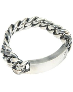 MM6 by Maison Martin Margiela Curb-Chain Bracelet - Metallic