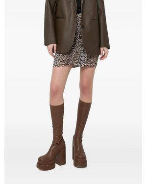 Notes Du Nord Minirock Mit Leoparden-Print - Braun