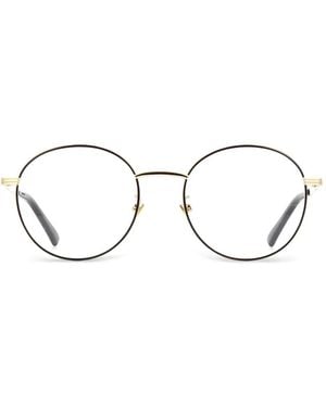 Gucci Bril Met Rond Montuur - Zwart