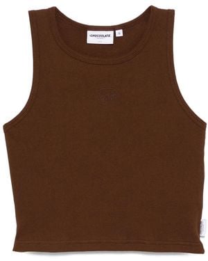 Chocoolate Logo tank top - Braun