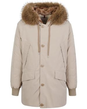 Moncler Parka Brevanth Acolchada Con Capucha - Neutro
