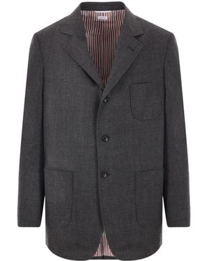 Thom Browne Blazer Monopetto - Grigio