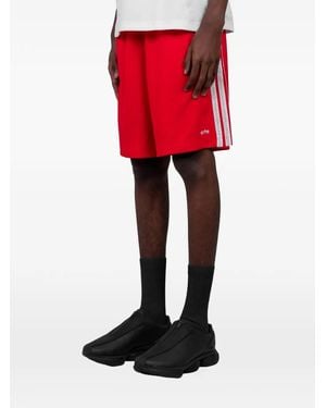 adidas X Arte Antwerp 3-Stripe Shorts - Red