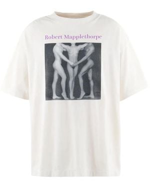 SAINT Mxxxxxx X Robert Mapplethorpe Graphic-Print T-Shirt - White