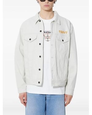 thisisneverthat Button Denim Jacket - Gray