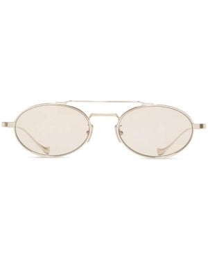 Cutler and Gross Ladbroke 1427 Round-Frame Sunglasses - Natural