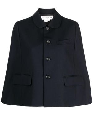 Comme des Garçons Einreihiger Blazer - Blau