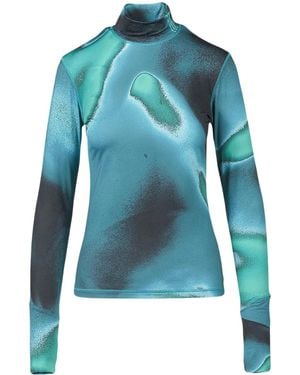 Aztech Mountain Next To Skin Ski Top - Blue