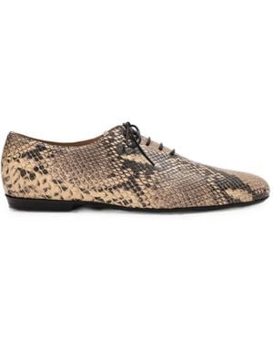 Dries Van Noten Chaussures Oxford En Cuir - White