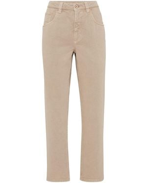 Brunello Cucinelli Straight Jeans - Natural