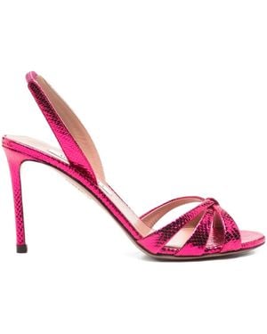 Aquazzura 85Mm Tati Slingback Sandals - Pink