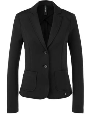Marc Cain Button-Up Blazer - Black