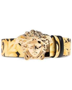 Versace Gürtel mit Medusa-Kopf-Schnalle - Mettallic