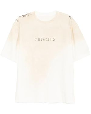 CROQUIS Graphic-Print T-Shirt - White