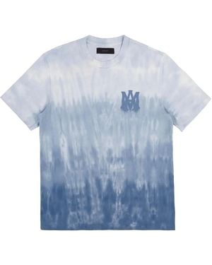 Amiri Ma Logo Dip Dye Tシャツ - ブルー
