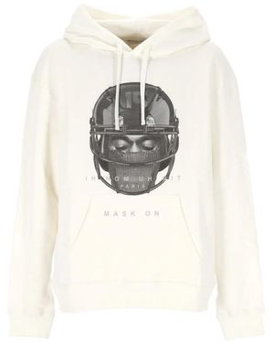 ih nom uh nit Graphic-Print Hoodie - White