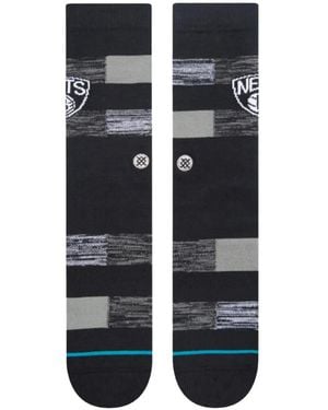 Stance X Brooklyn Nets Cryptic Socks - Black