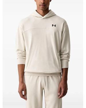 Under Armour Ua Rival Lightweight Logo-Print Hoodie - Natural