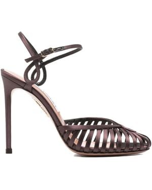 Aquazzura Sweet Surrender Pumps 105Mm - Mettallic
