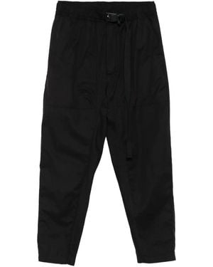 Thom Krom Belted Tapered Trousers - Black