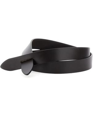 Isabel Marant Ceinture En Cuir - Noir