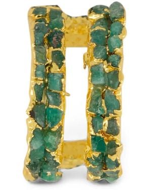 FENOMENA Emerald Ear Cuff - Green
