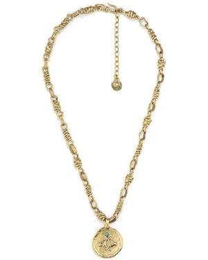 Goossens Collier À Médaillon Talisman Taurus - Métallisé