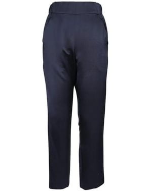 Zero + Maria Cornejo Elasticated Trousers - Blue
