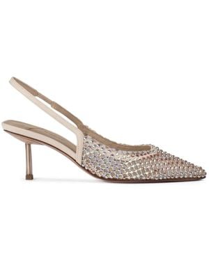 Le Silla Gilda Slingback Court Shoes - White