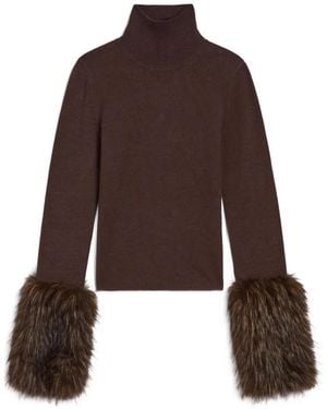 Apparis Maglione Aspen A Collo Alto - Marrone